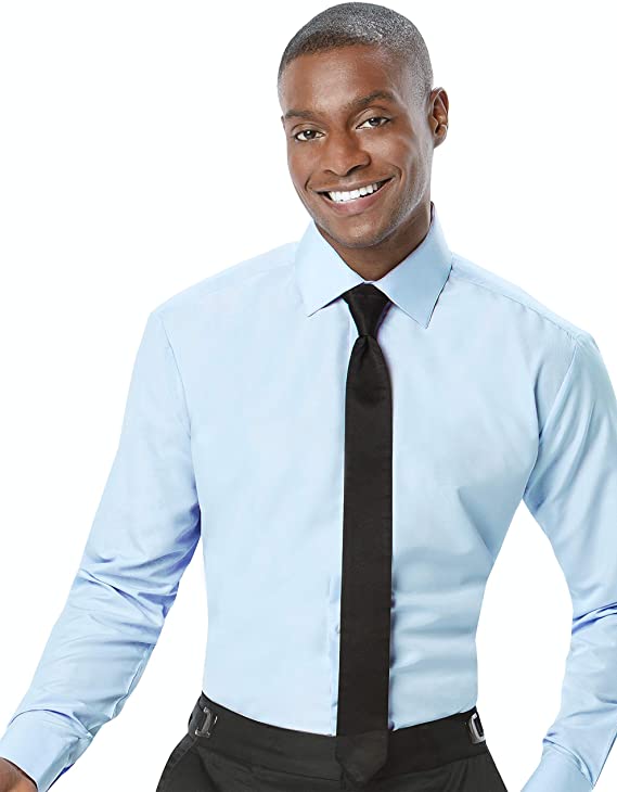 Luxe Microfiber® Men’s Fitted Dress Shirt, Tuxedo Shirt