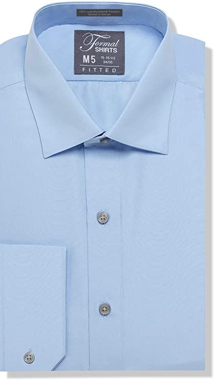 Luxe Microfiber® Men’s Fitted Dress Shirt, Tuxedo Shirt