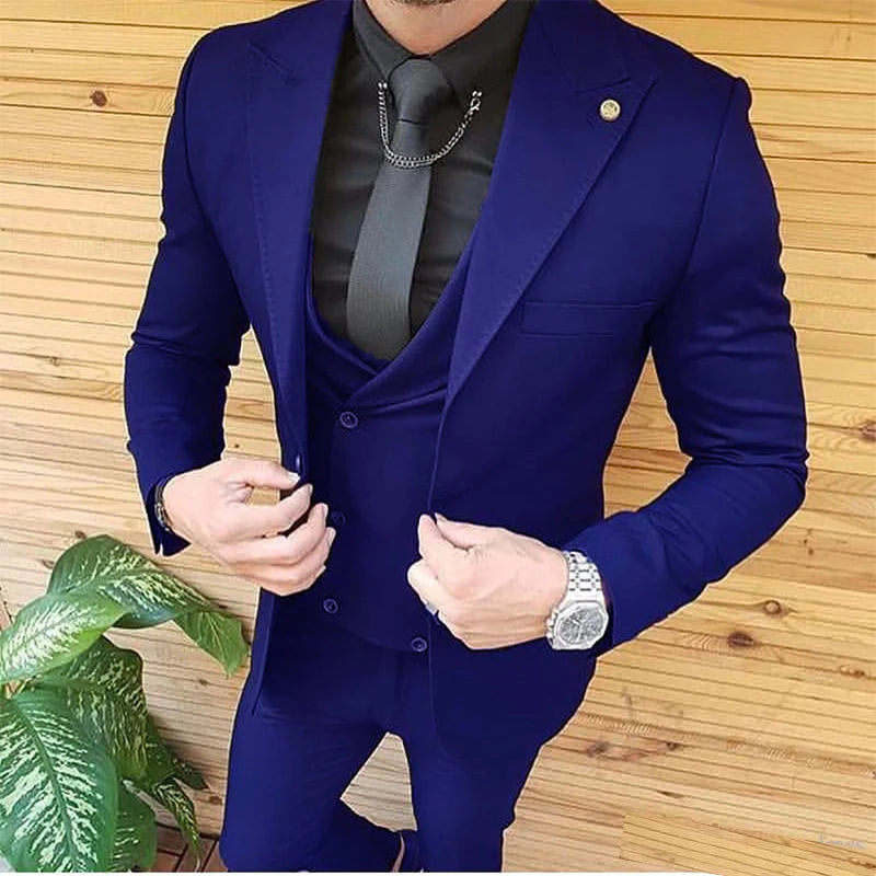 LL122 Design Black Mens Wedding Suits Groom Wear Tuxedos Prom Dresses Best Man Party Suit Business Suit Three  Pieces