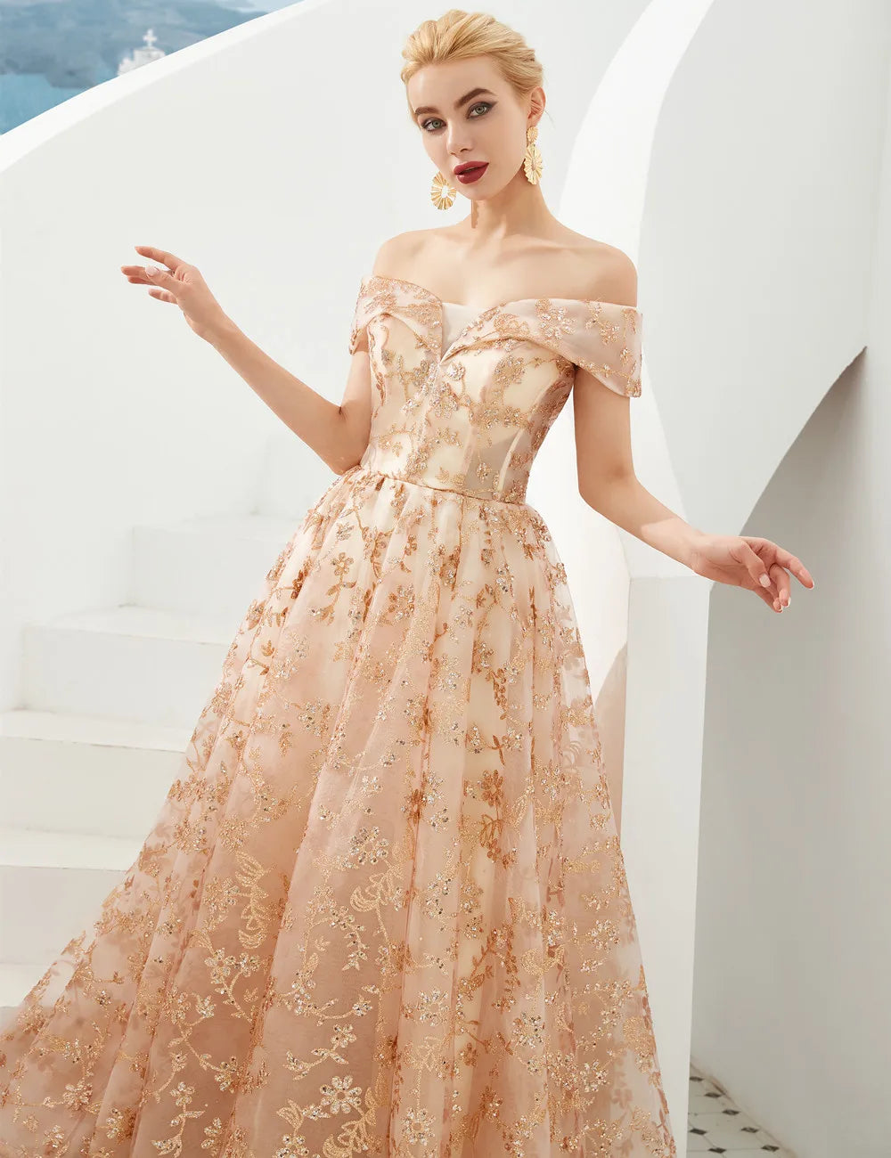 Cheap Prom Dresses 2023  Sexy Evening Gowns Long Prom Dresses Vestidos De Quinceaera Prom Woman Gowns L31334