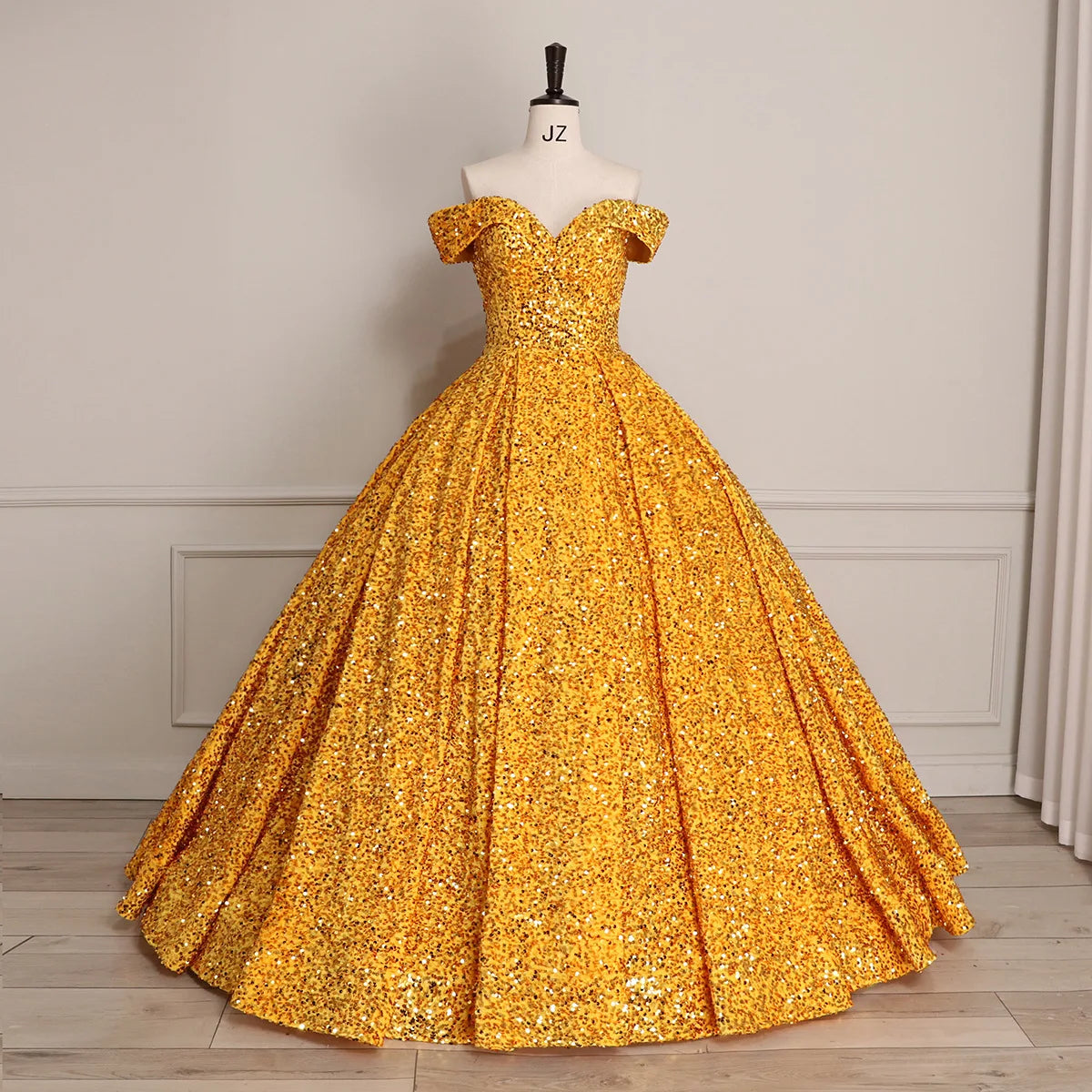 2026 Latest V-Neck Sleeveless Sequined Bridal Gowns Prom Dresses Glitter Colorful Evening Dress Wedding Dress