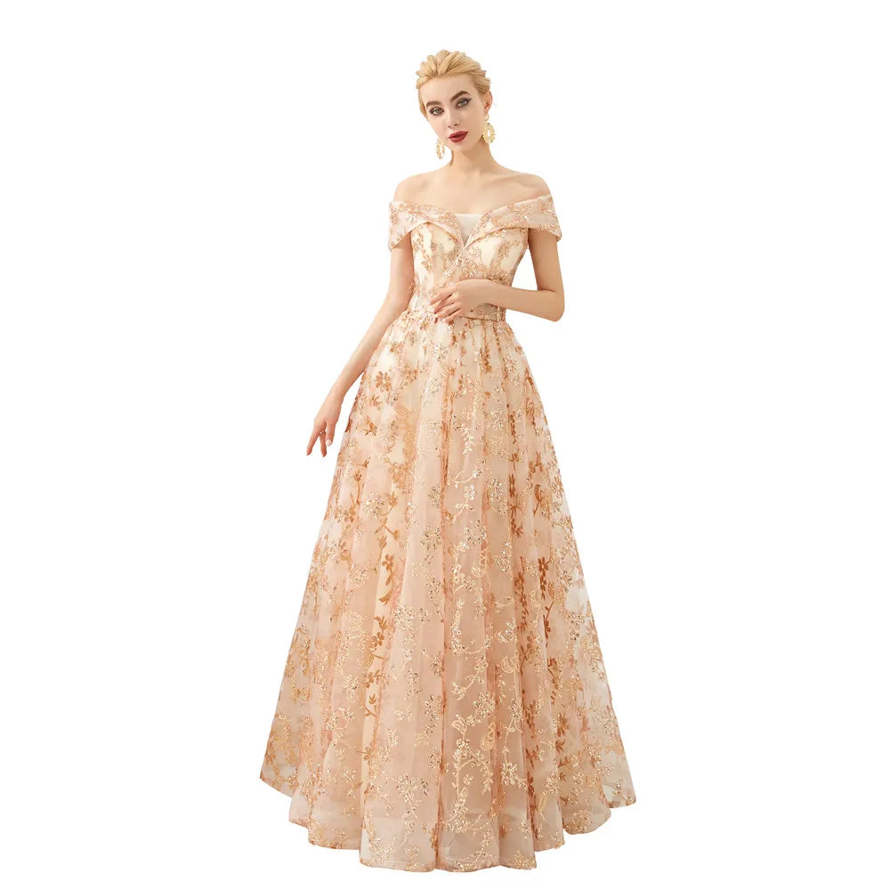 Cheap Prom Dresses 2023  Sexy Evening Gowns Long Prom Dresses Vestidos De Quinceaera Prom Woman Gowns L31334