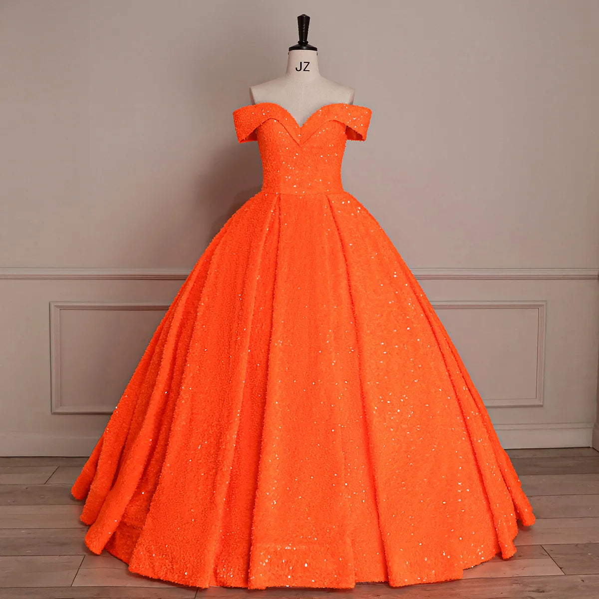 2026 Latest V-Neck Sleeveless Sequined Bridal Gowns Prom Dresses Glitter Colorful Evening Dress Wedding Dress