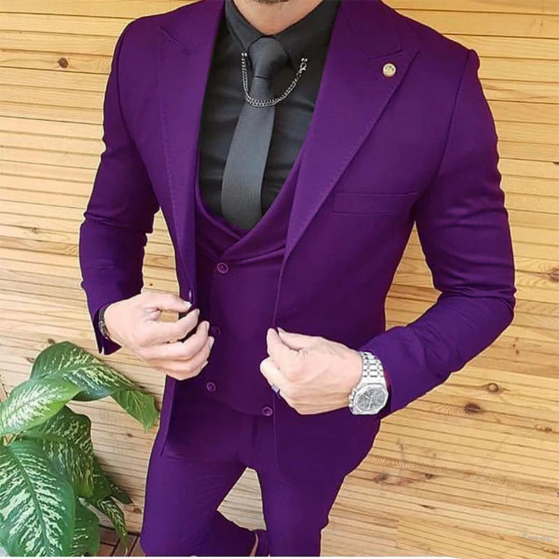 LL122 Design Black Mens Wedding Suits Groom Wear Tuxedos Prom Dresses Best Man Party Suit Business Suit Three  Pieces