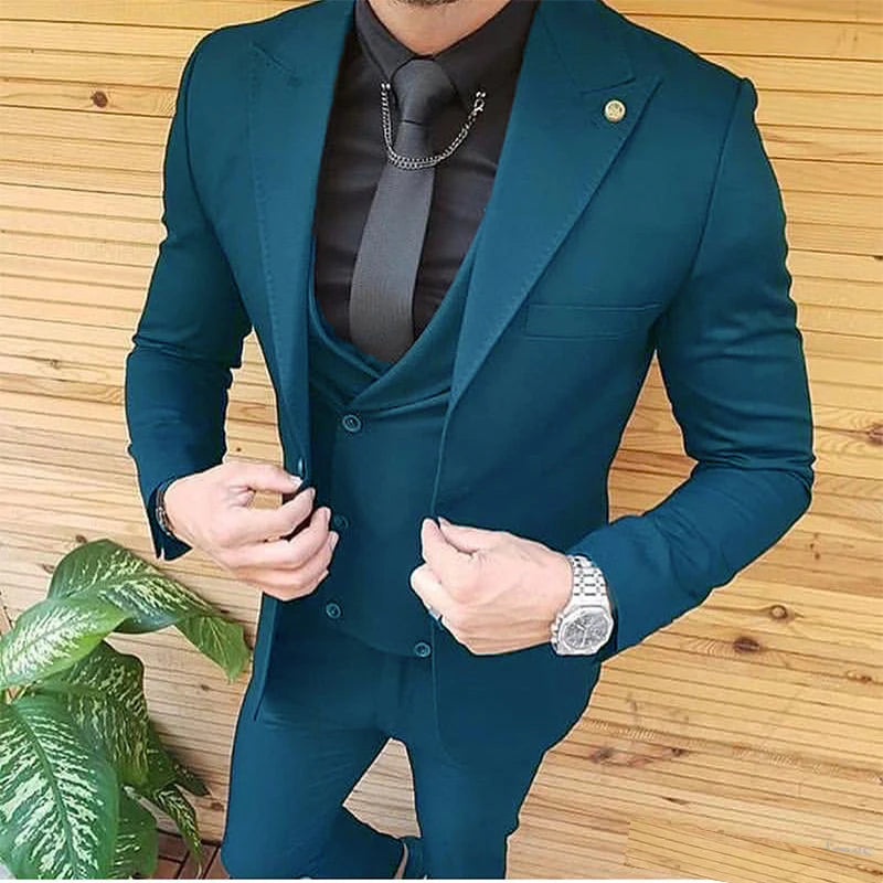 LL122 Design Black Mens Wedding Suits Groom Wear Tuxedos Prom Dresses Best Man Party Suit Business Suit Three  Pieces