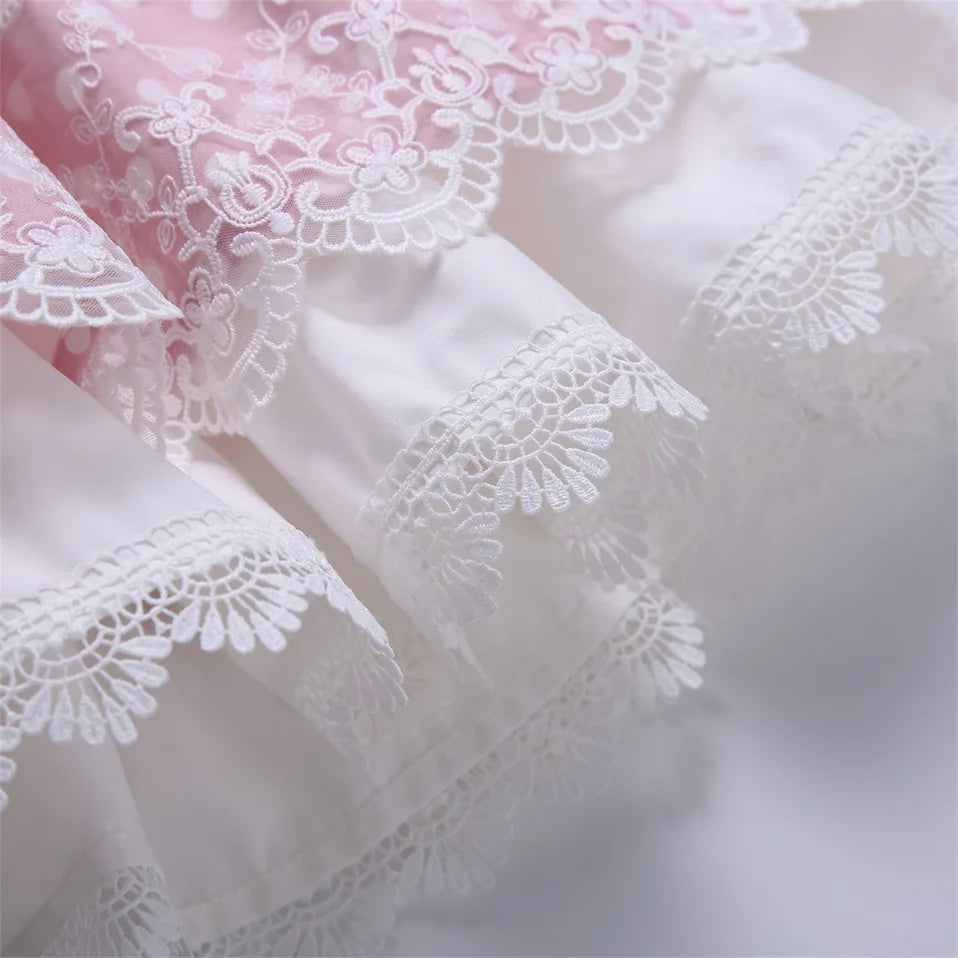 Wholesale new Children Spanish Autumn Girls Dresses Boutique Infant Clothes 2-12Y 1BAG=1PCS