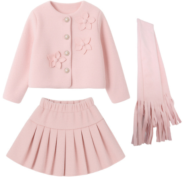Blush bloom knit set