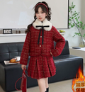 Girls’ suit , Scarlet Tweed Luxe Set