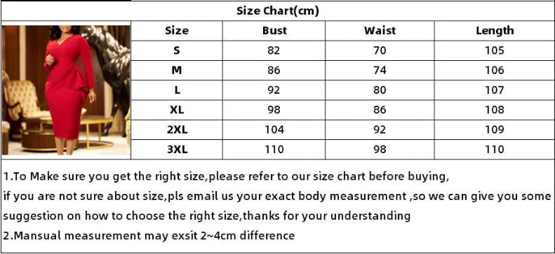Church Dresses for Women Office Sexy V Neck Long Sleeve Ruched High Waist Sheath Dress 2025 Fall African Work Wear Midi Clothes