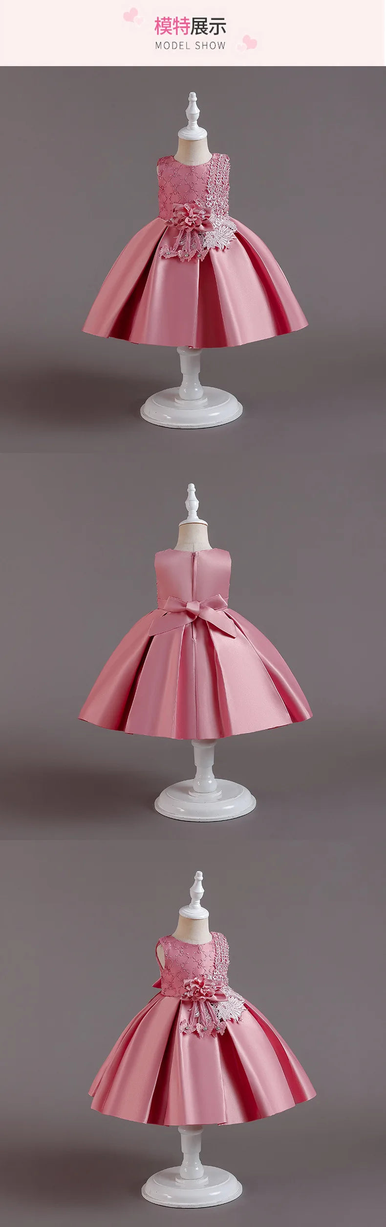Baby Girls Princess Dress Toddler Gown Kids Christmas Party Costume Infant 1st Year Birthday Baptism Dresses Clothes