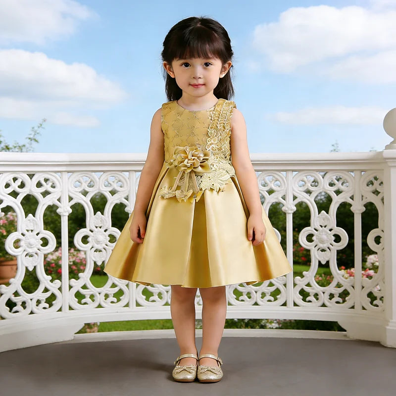 Baby Girls Princess Dress Toddler Gown Kids Christmas Party Costume Infant 1st Year Birthday Baptism Dresses Clothes