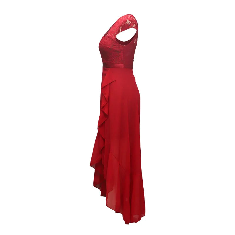 2026 Women's Elegant Lace Evening Wedding Party Dress Sexy Office Ladies Bodycon Dresses Fashion Birthday Club Vestidos Female