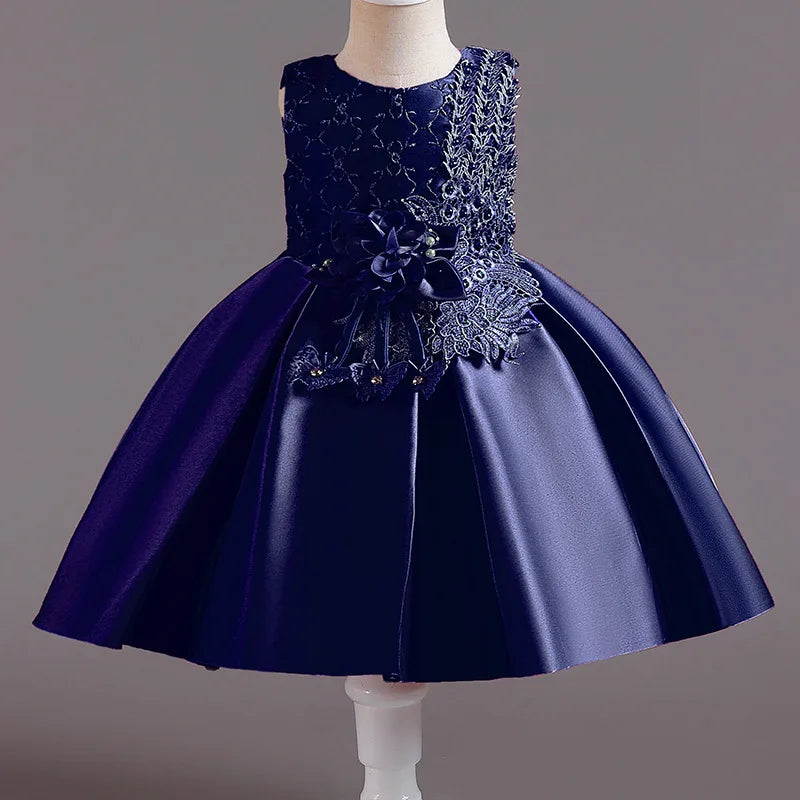 Baby Girls Princess Dress Toddler Gown Kids Christmas Party Costume Infant 1st Year Birthday Baptism Dresses Clothes