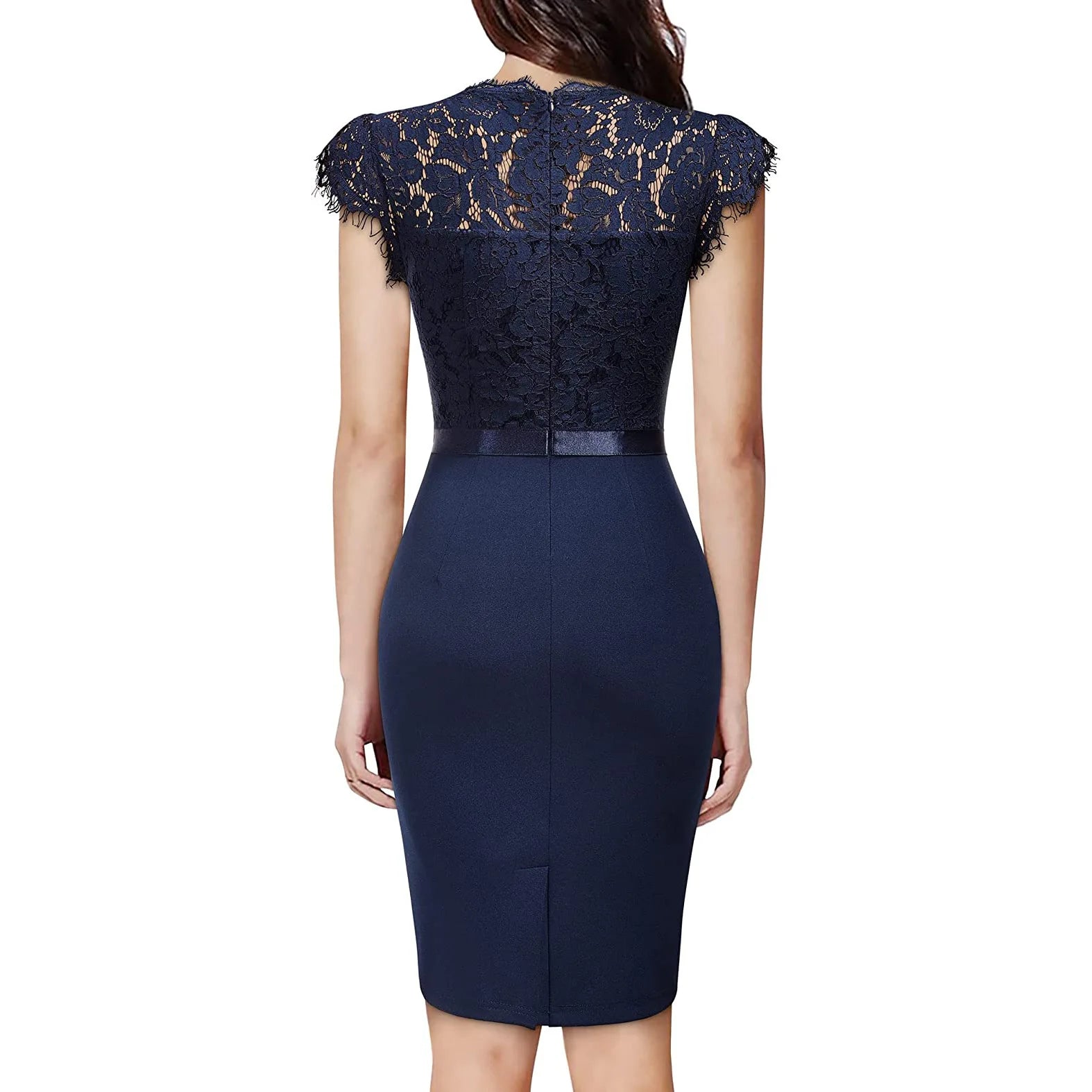 2026 Women's Elegant Lace Evening Wedding Party Dress Sexy Office Ladies Bodycon Dresses Fashion Birthday Club Vestidos Female