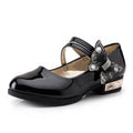 Girls' Shoes Child Shoes Girl Leather Shoe Soft Soled Princess Shoes Bow Mary Jane Shoe Girls Party Dress Wedding School Shoe