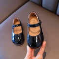 Girls Princess Shoes Children's leather shoes for Big girls Children casual flats Flower shoes for wedding birthday show