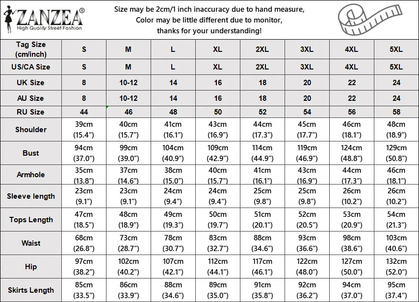 ZANZEA Fashion 2PCS Women Summer Dress Sets Summer Work OL Tracksuits Elegant Short Sleeve Blouse Sundress Casual Solid Outfits