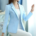 Women Blazer Office Ladies Elegant Outwear Long Sleeve Work Wear Classy Female Pink Suit African Autumn Fashion New Coats