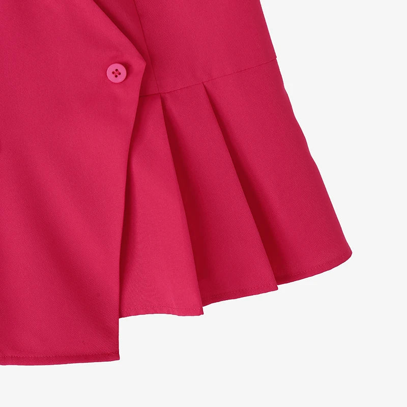 ZANZEA Fashion Shirts Women Elegant Office Tops Casual Short Sleeve Blusas Oversized V Neck Tunic 2025 Solid Color Pullover