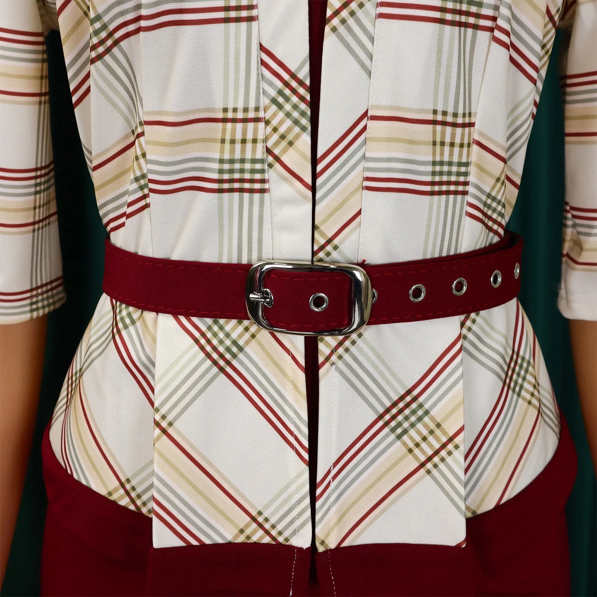 Elegant Office Ladies Dresses for Women O Neck Half Sleeve Plaid Patchwork Sheath Package Hips Female Business Work Wear Dress